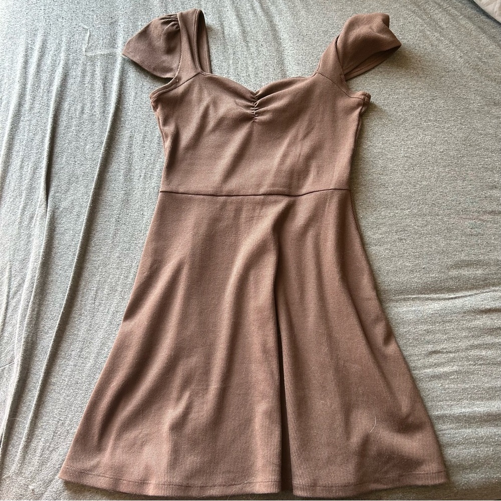 wild fable brown mini dress